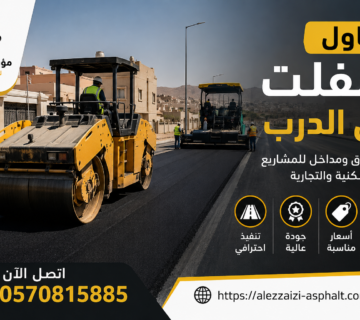 مقاول اسفلت في الدرب